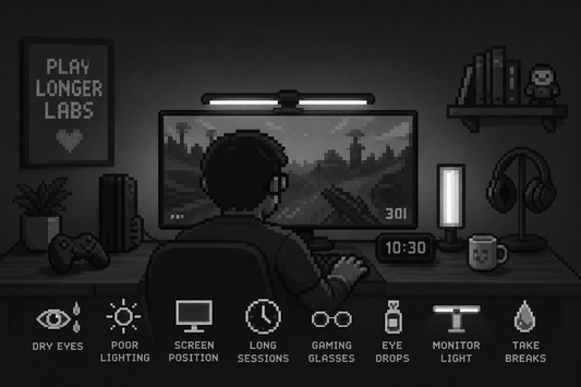 Gaming Eye Strain: Why Your Eyes Hurt After Gaming (And What Actually Helps)